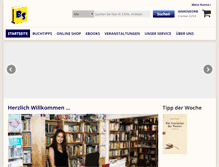 Tablet Screenshot of buecherstube-wilsdruff.de